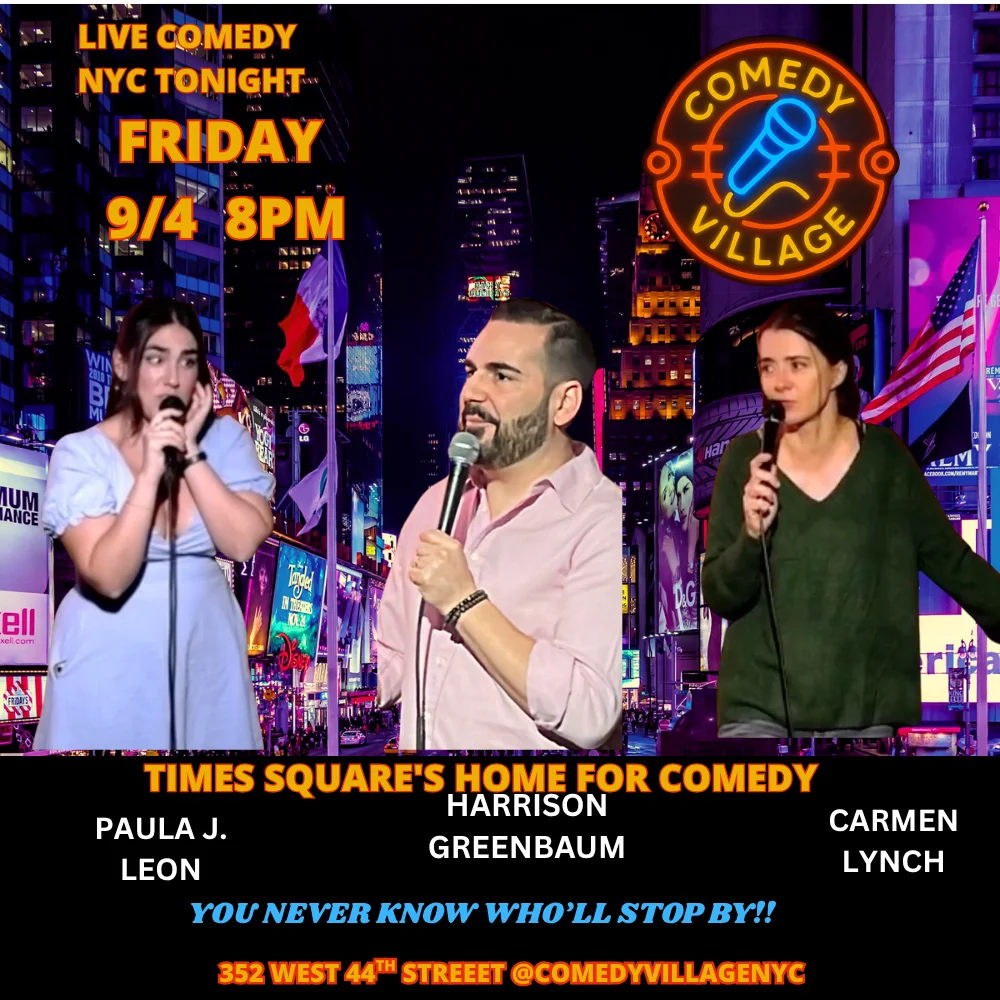 Poster for NYC Stand-Up | Fri, September 4th @8 PM