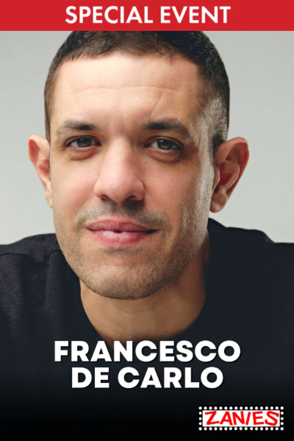 Poster for Francesco De Carlo **Special Event**