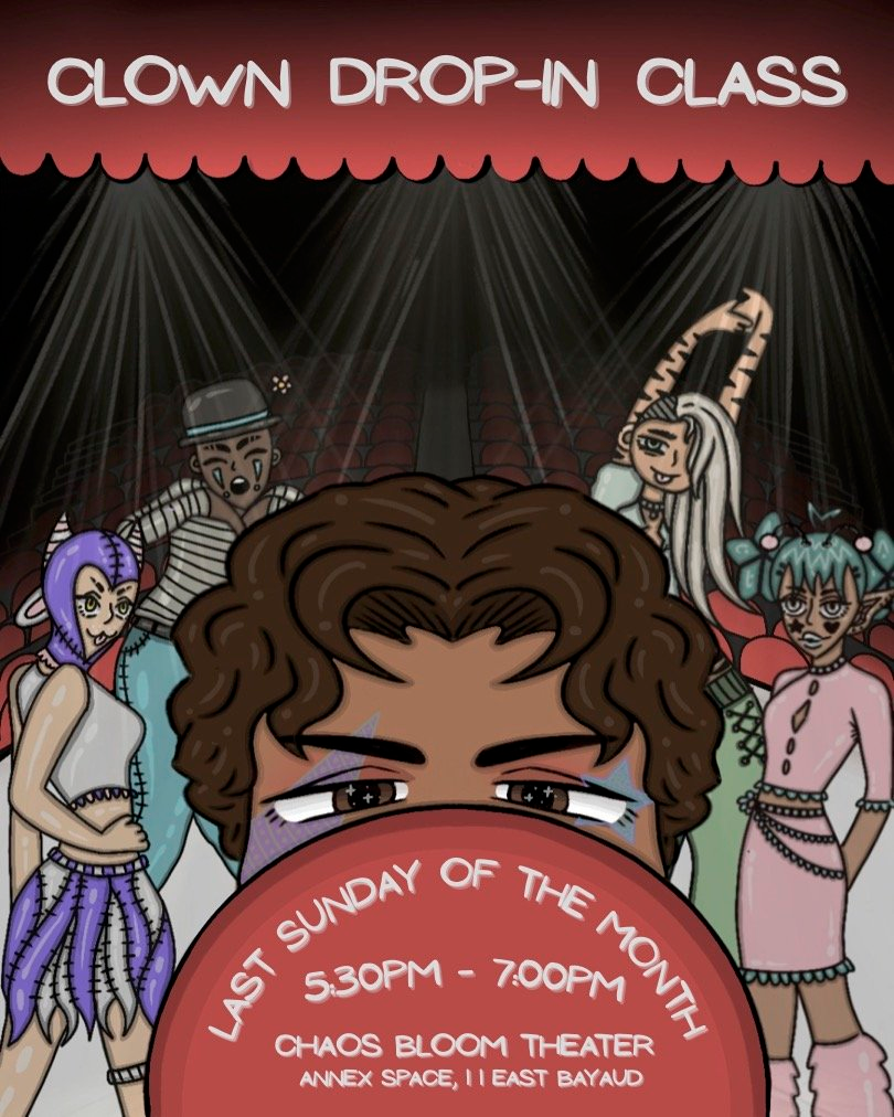 Poster for Clown Drop in Class