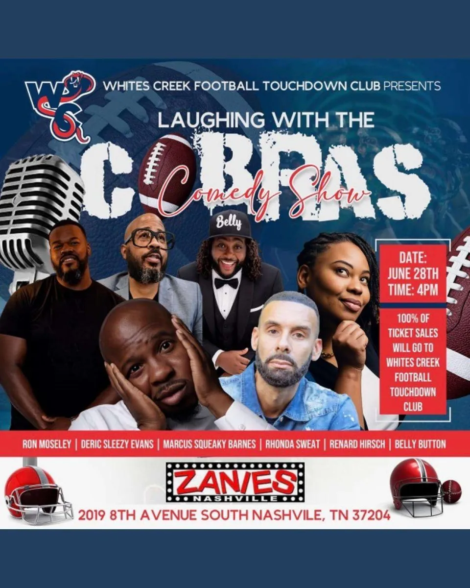 Poster for Laughing With The Cobras Comedy Show