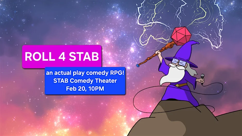 Poster for ROLL 4 STAB! - A Live Table-Top RPG Actual-Play