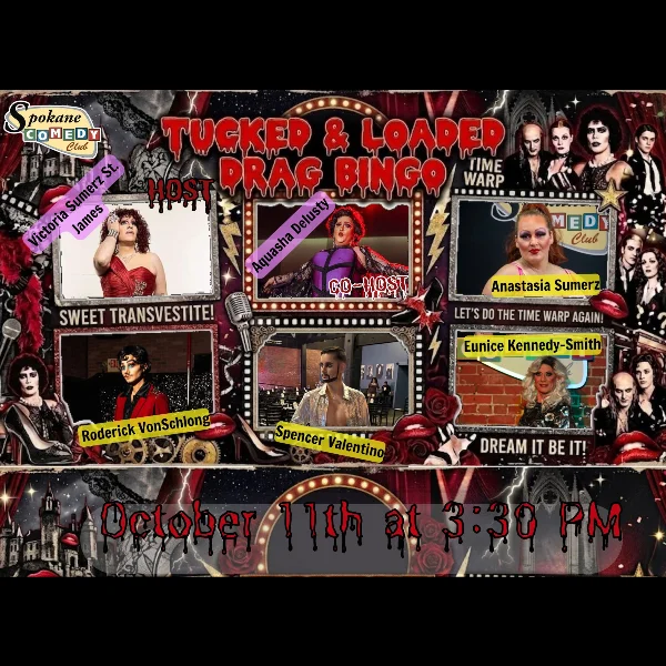 Poster for Tucked & Loaded Drag Bingo: Welcome to the Fun House