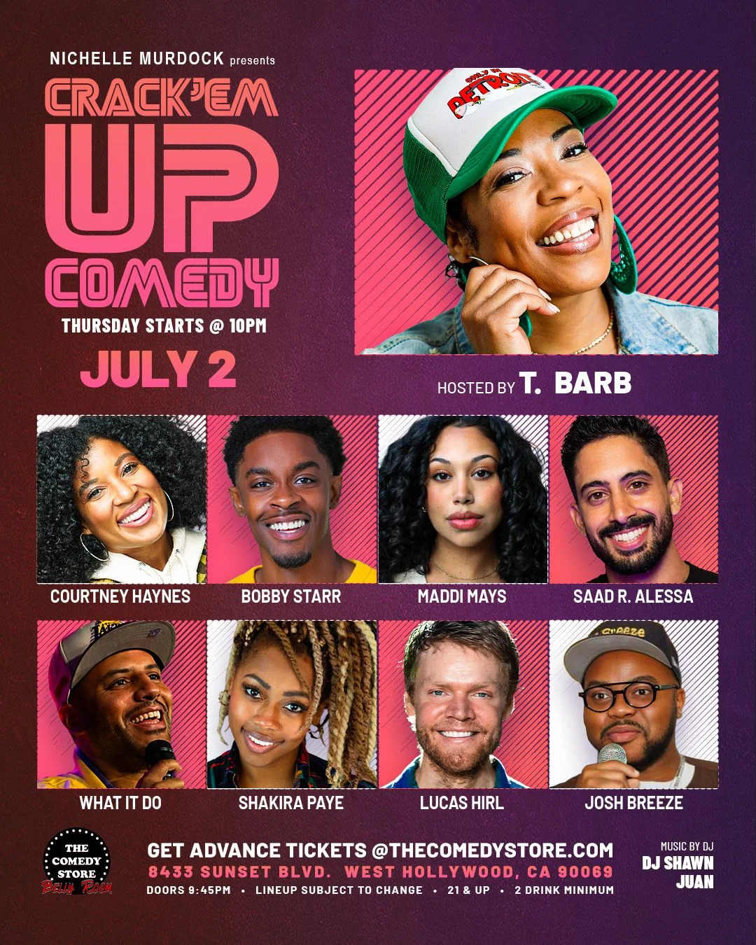 Poster for Crack'Em Up Thursdays
