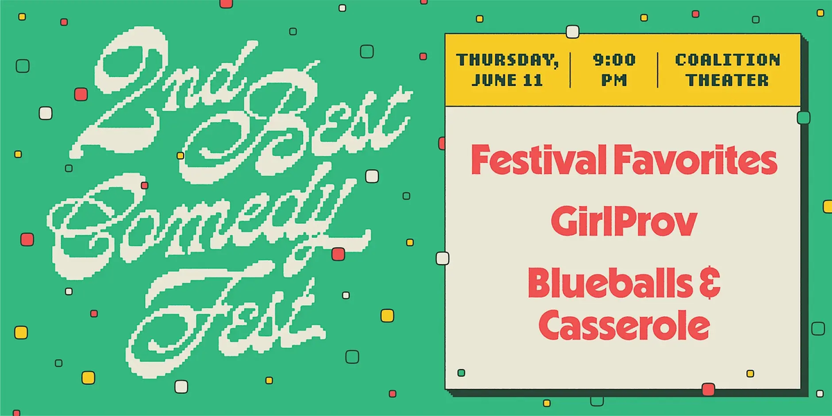 Poster for 2nd BEST FEST / Blueballs & Casserole / Coalition Theater