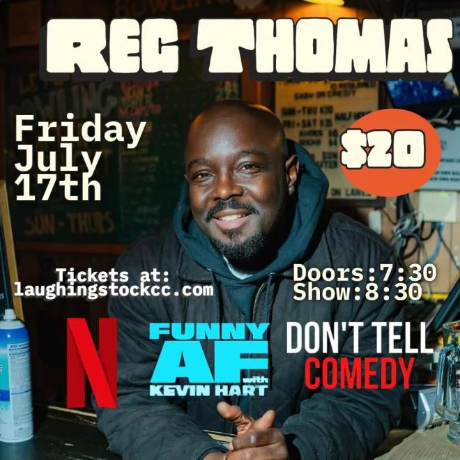 Poster for REG THOMAS from Netflix, Kevin Hart's Funny AF