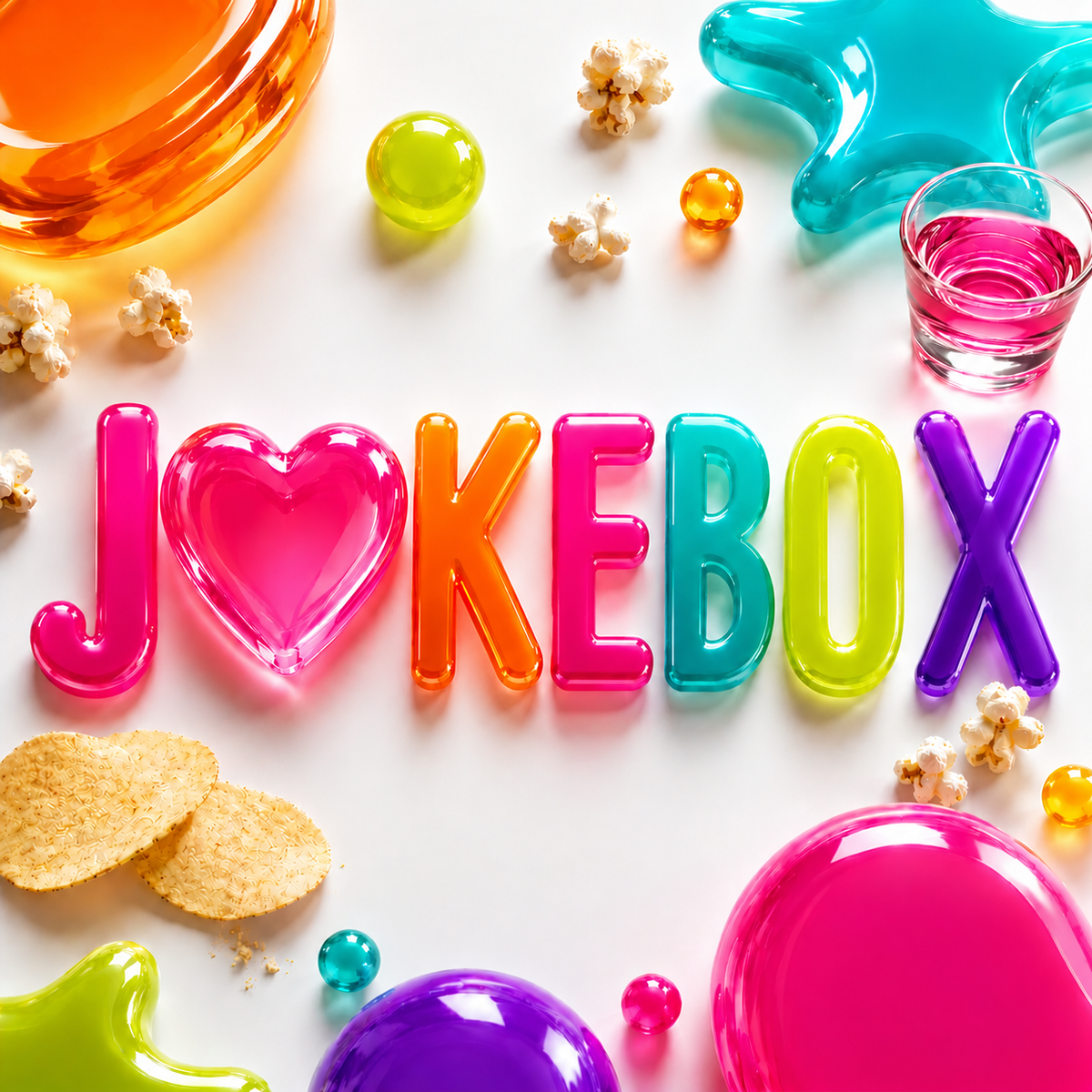 Poster for JOKEBOX – A Comedy Party and You’re Invited