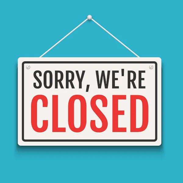 Poster for Closed for Hoopfest Sunday!