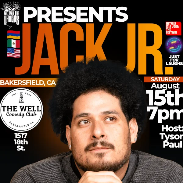 Poster for We Own the Laughs presents Jack Jr.