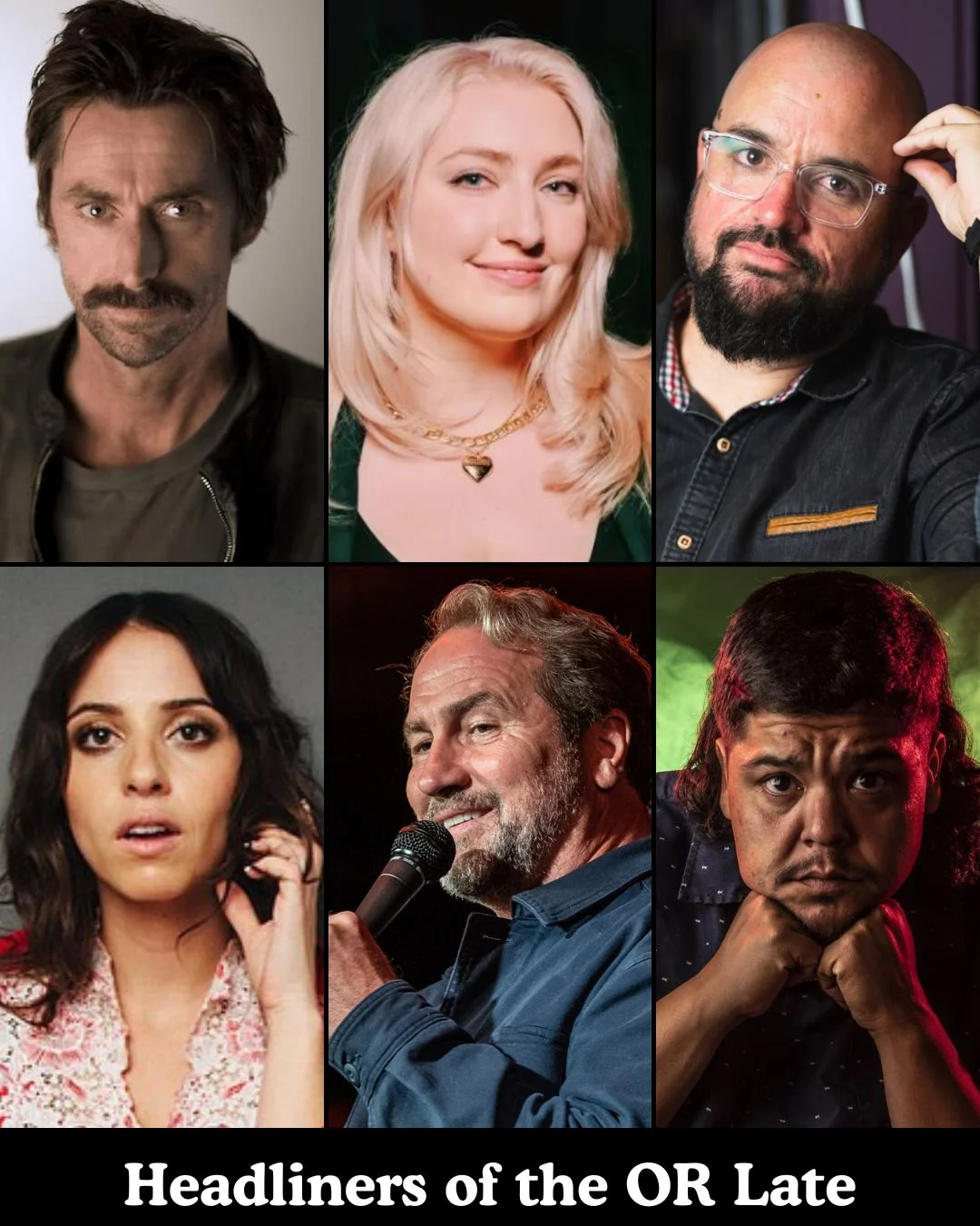 Poster for Headliners of the OR Late Night