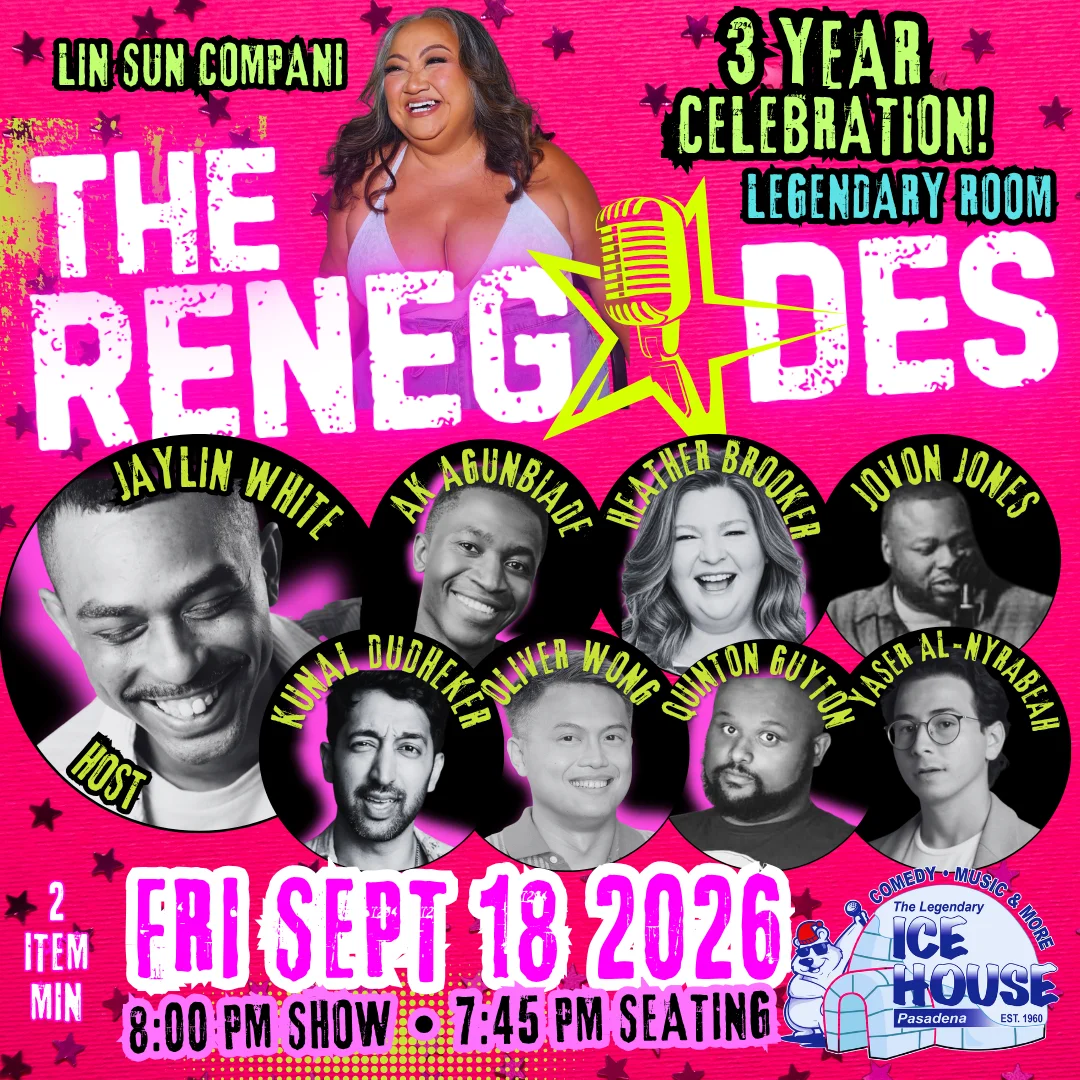 Poster for The Renegades 3 Year Celebration!