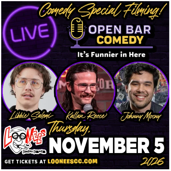 Poster for Open Bar: Live Recording!
