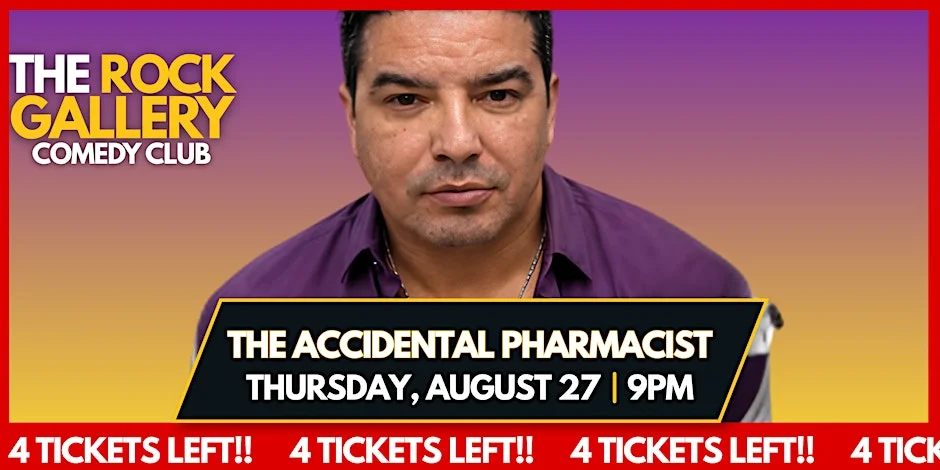 Poster for The Accidental Pharmacist Stand-Up Comedy Show