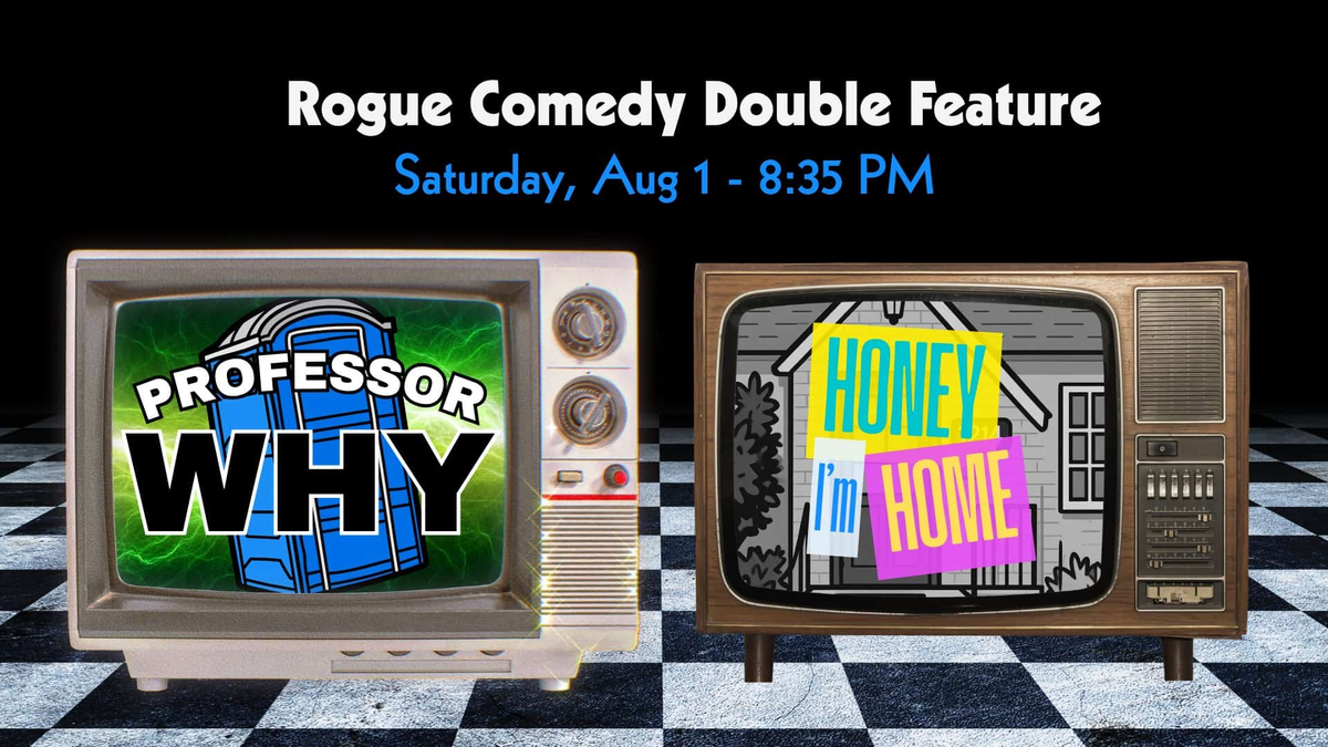 Poster for Rogue Comedy Double Feature