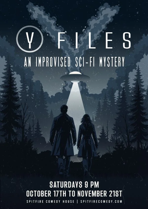 Poster for Y Files - An Improvised Sci-Fi Mystery