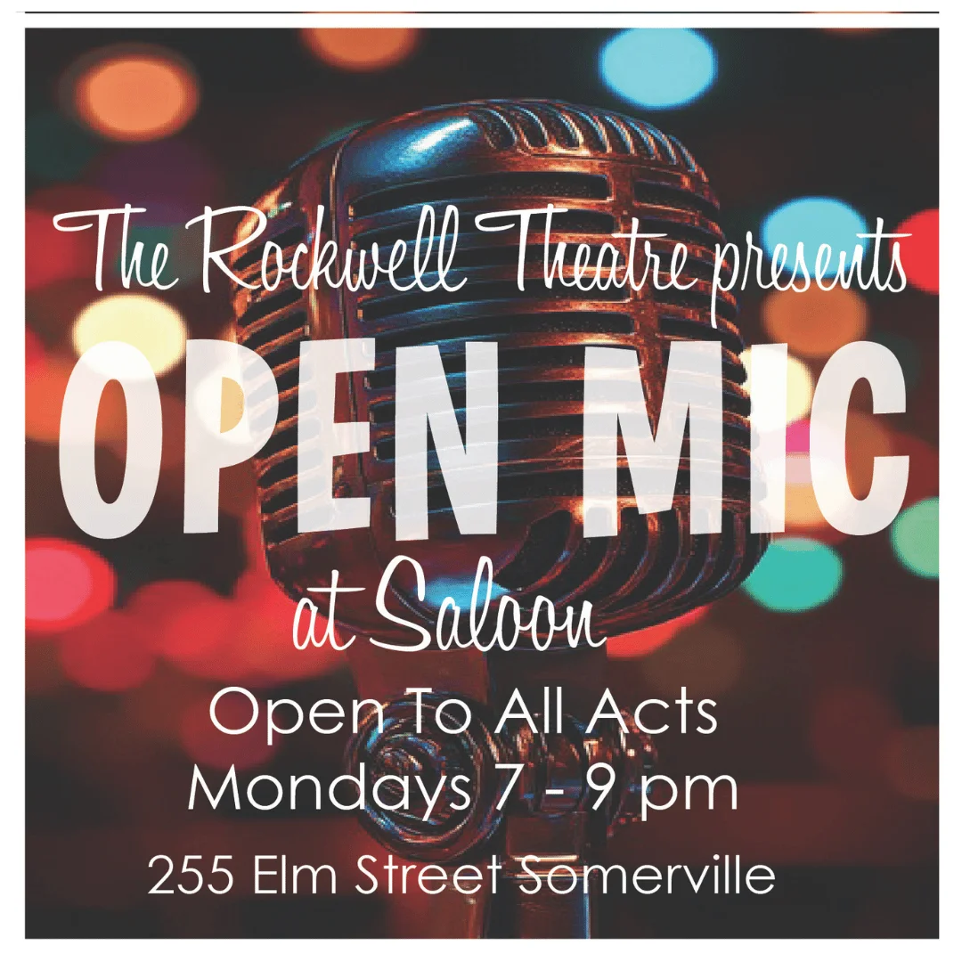 Poster for Rockwell Open Mic @ Saloon