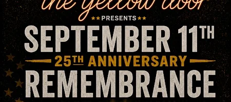 Poster for 25th Anniversary 9/11 Remembrance Comedy Show