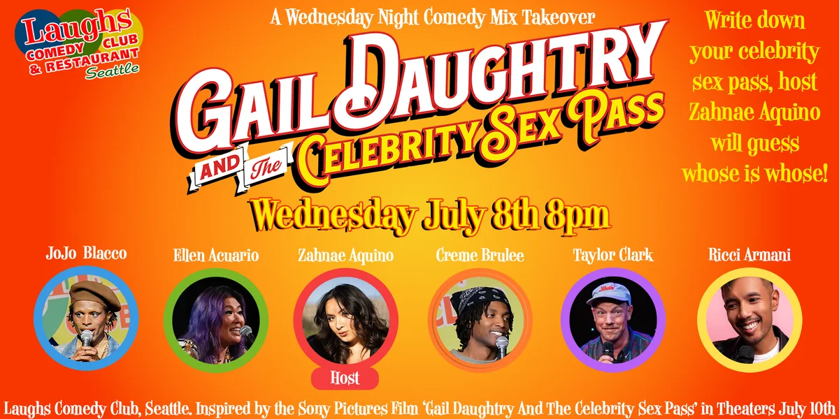 Poster for Comedy Mix Presents: The Celebrity Sex Pass Show movie takeover