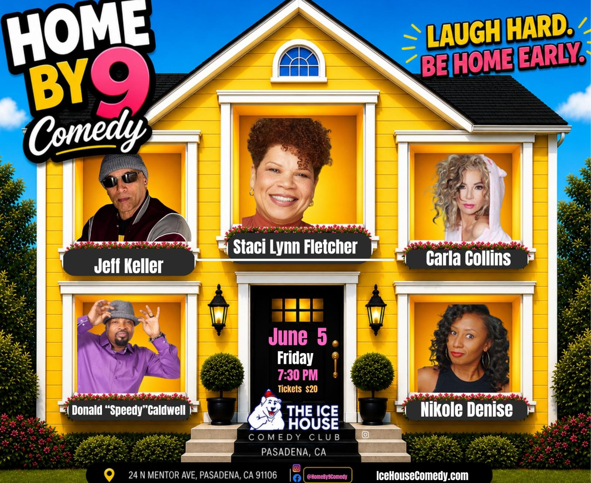 Poster for Home By 9 Comedy Show