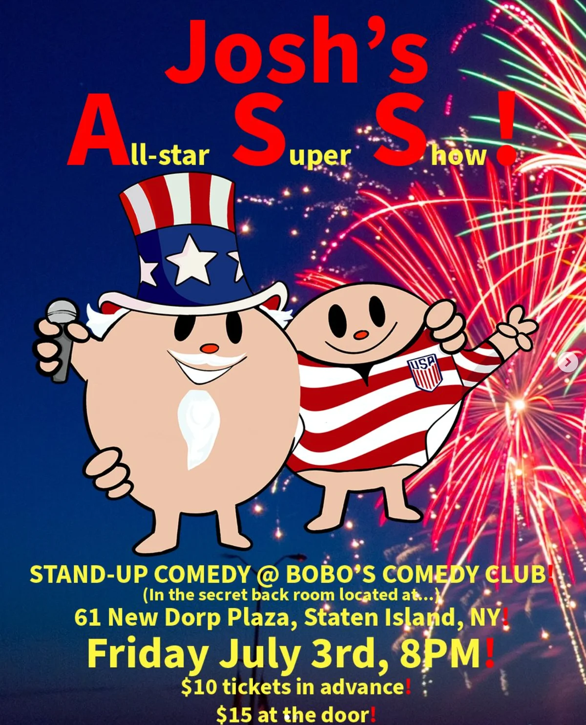 Poster for Josh's All Star Supershow (A.S.S.)
