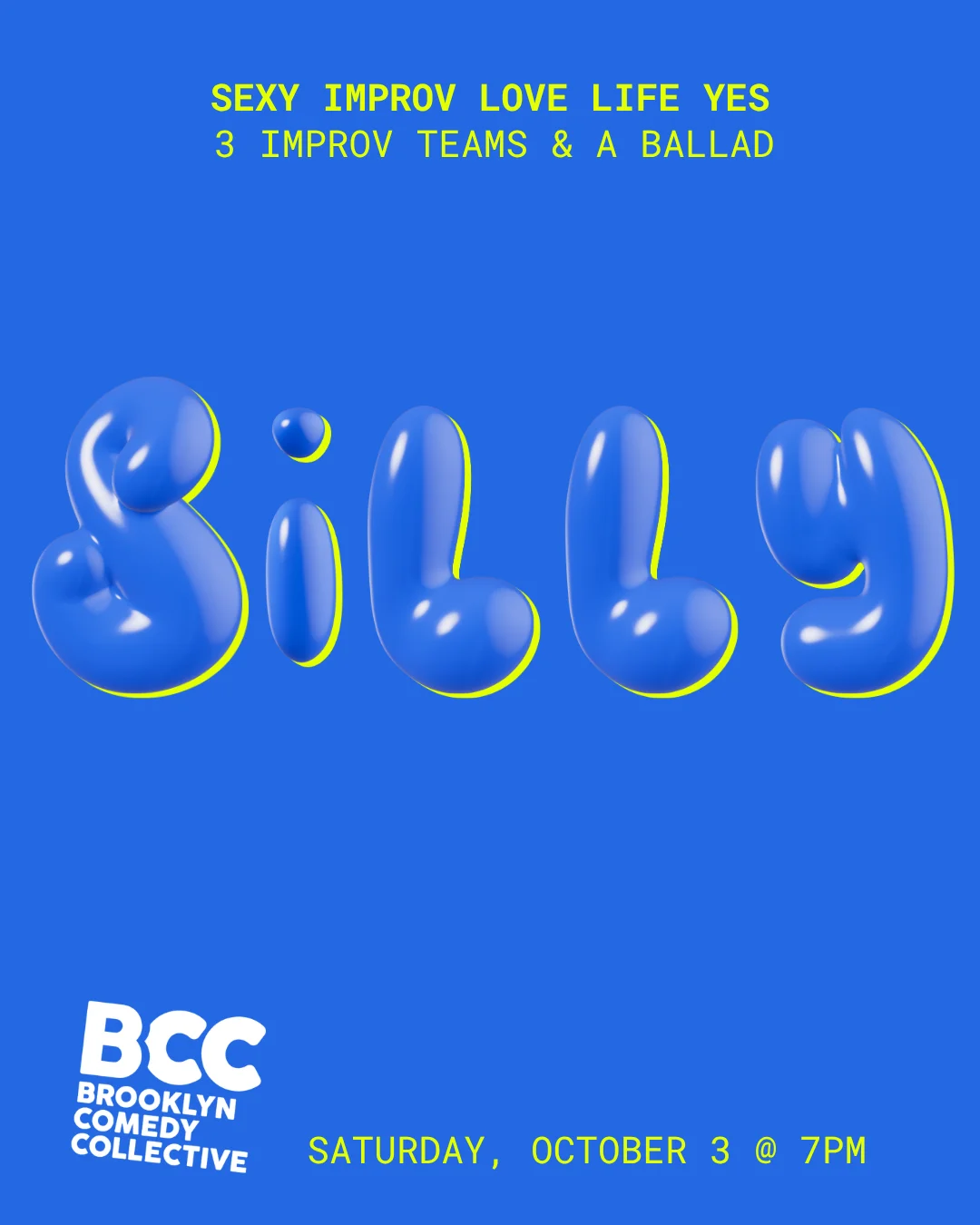 Poster for POP presents SILLY