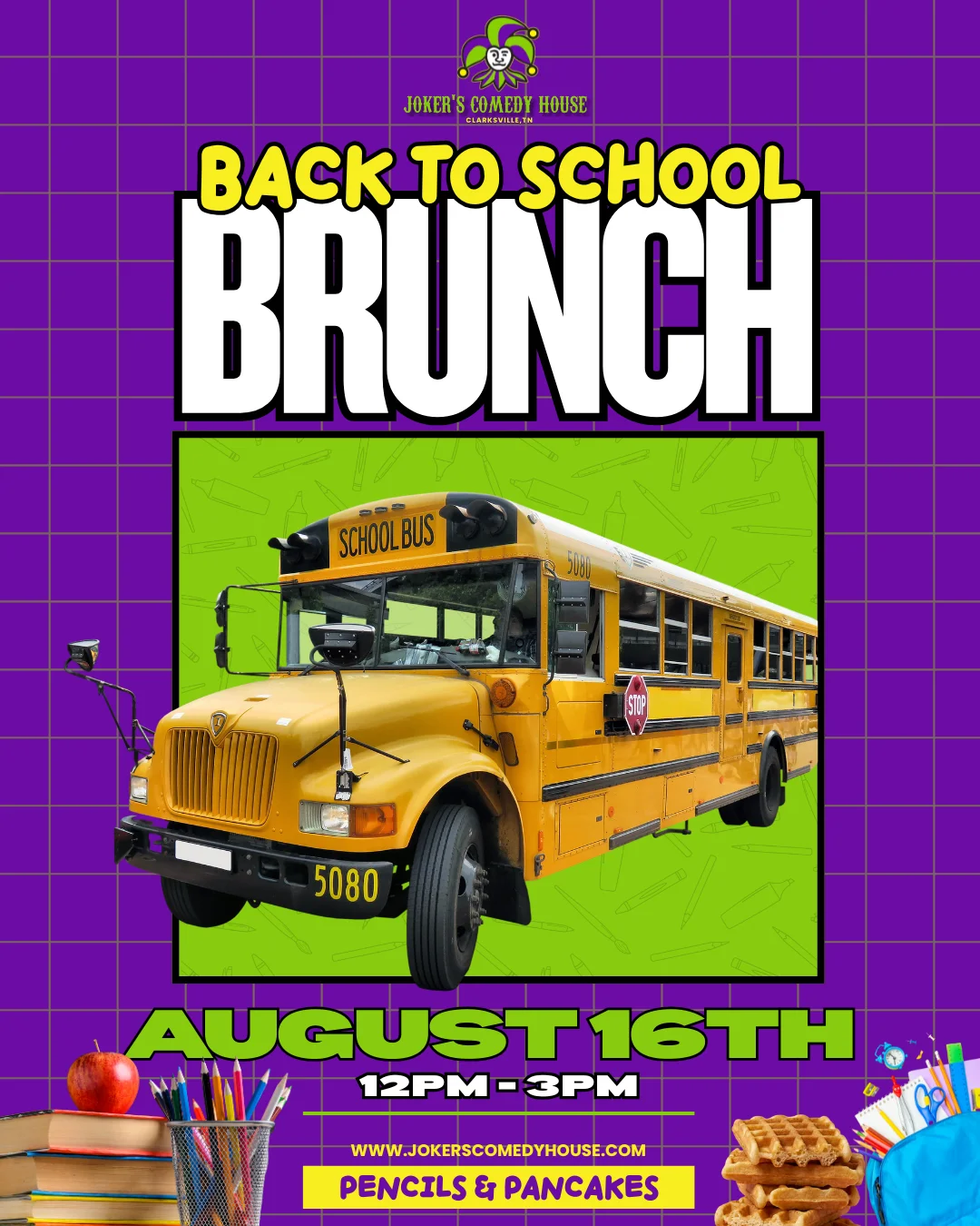 Poster for Back 2 School Brunch
