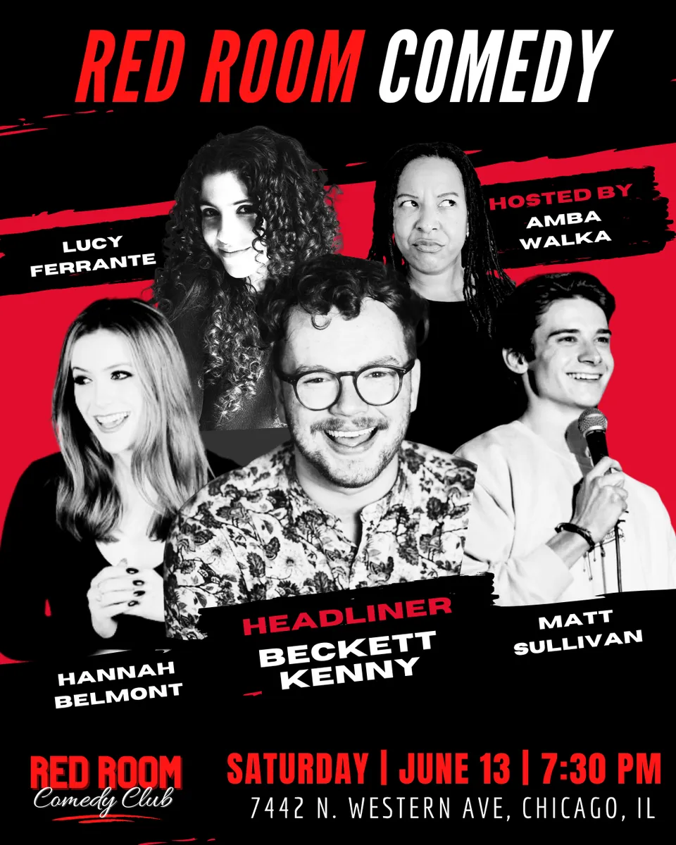 Poster for RED ROOM COMEDY