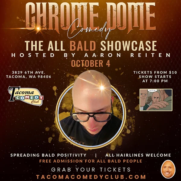 Poster for Chrome Dome Comedy: The All Bald Showcase
