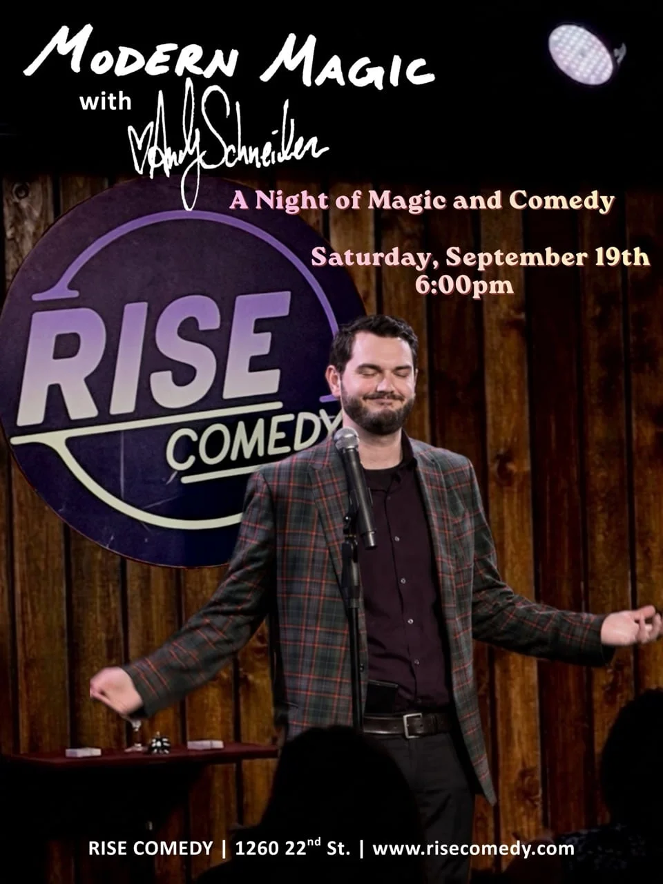 Poster for Modern Magic – A Night of Magic & Comedy with Andy Schneider