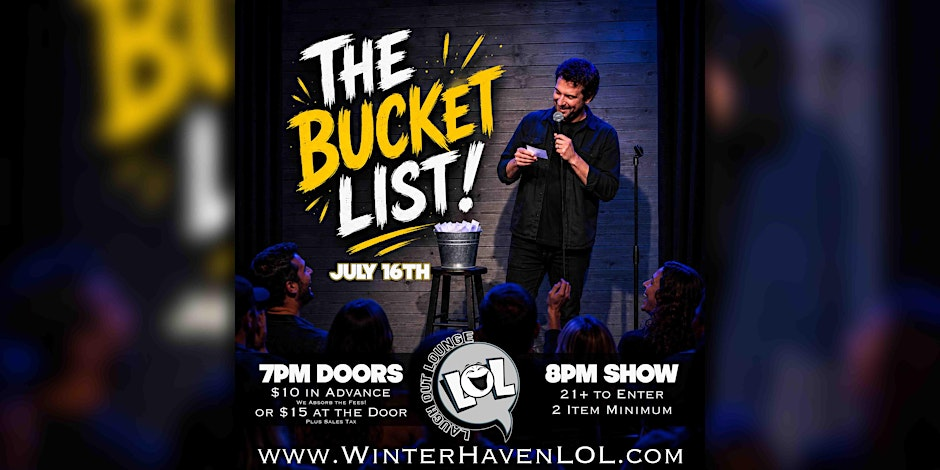 Poster for The Bucket List!