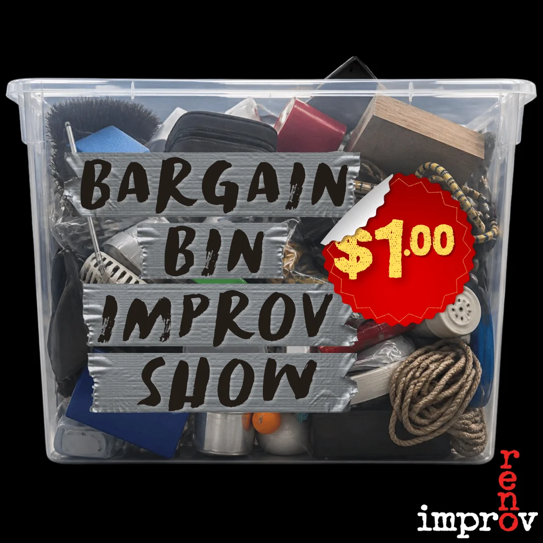 Poster for The Bargain Bin Improv Show – Improv Show