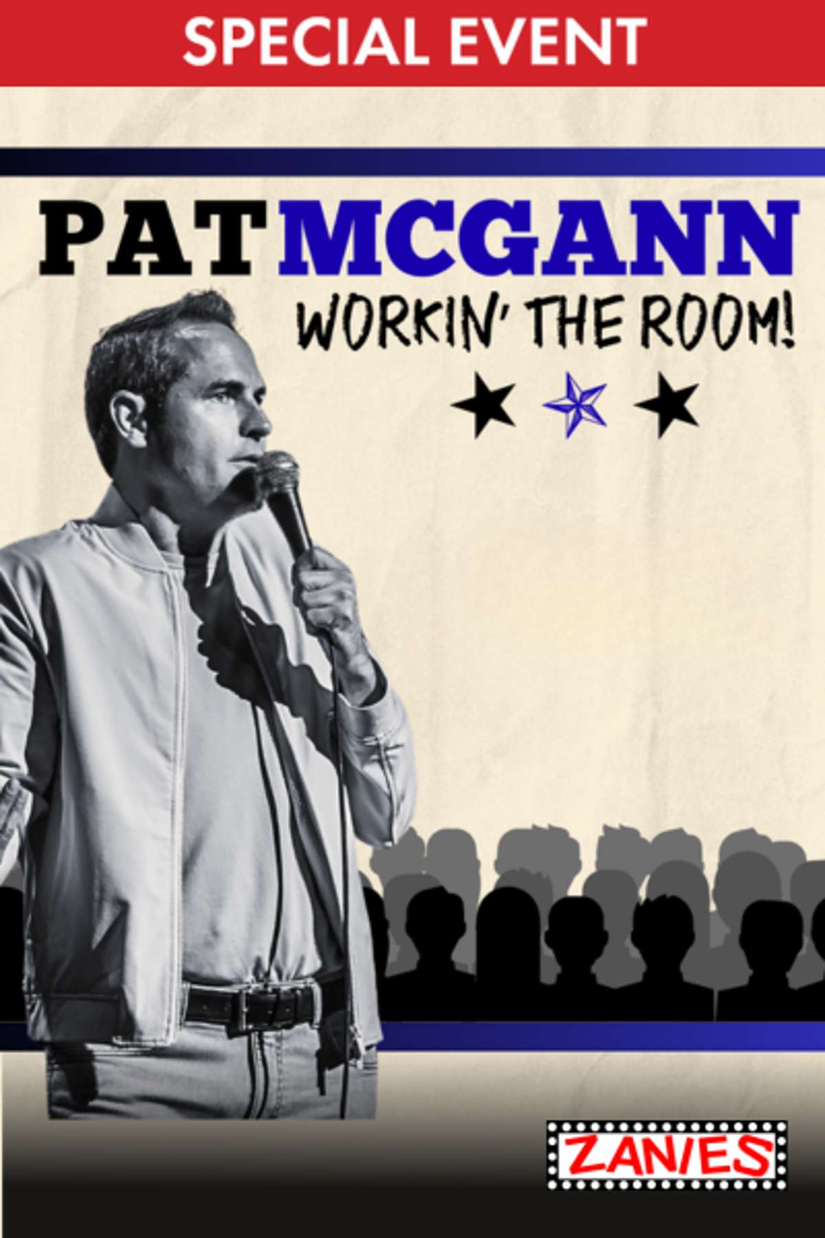 Poster for Pat McGann – Special Event