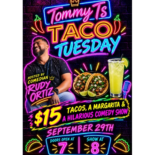 Poster for Taco Tuesday Hosted By Rudy Ortiz