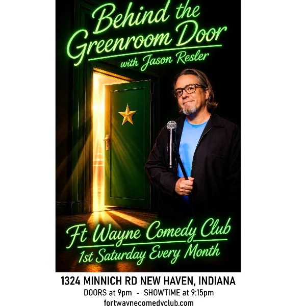 Poster for BEHIND THE GREENROOM DOOR WITH JASON RESLER
