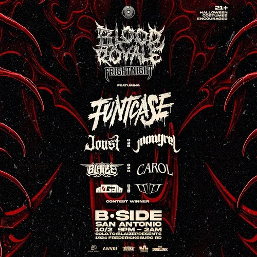 Poster for BloodRoyale: Frightnight ft. Funtcase, Mongrel, Joust, Blaize, Carol & More