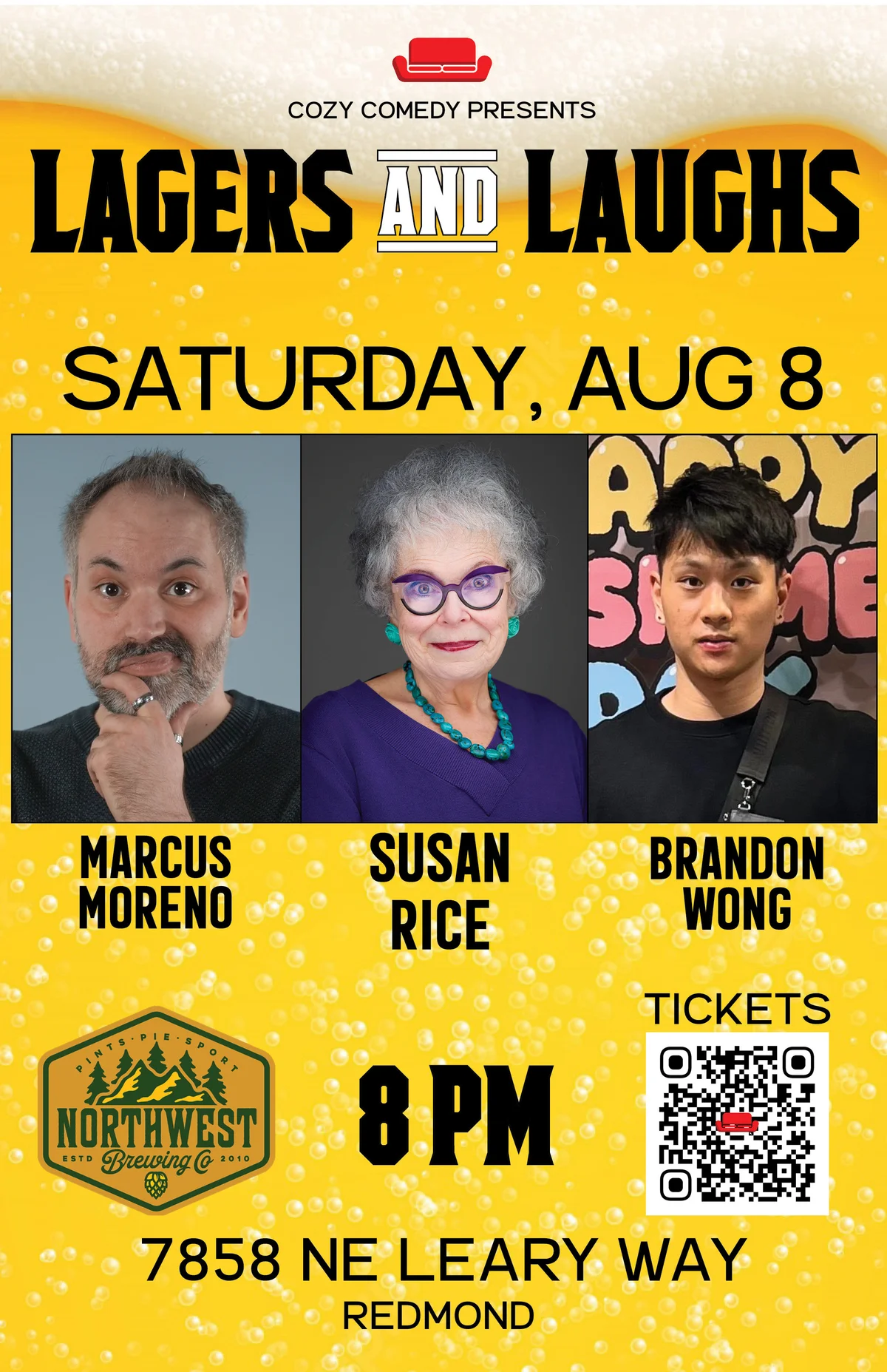 Poster for Lagers & Laughs: Susan Rice!
