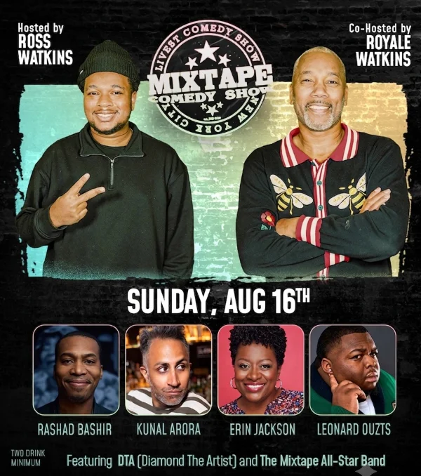 Poster for Mixtape Comedy Show