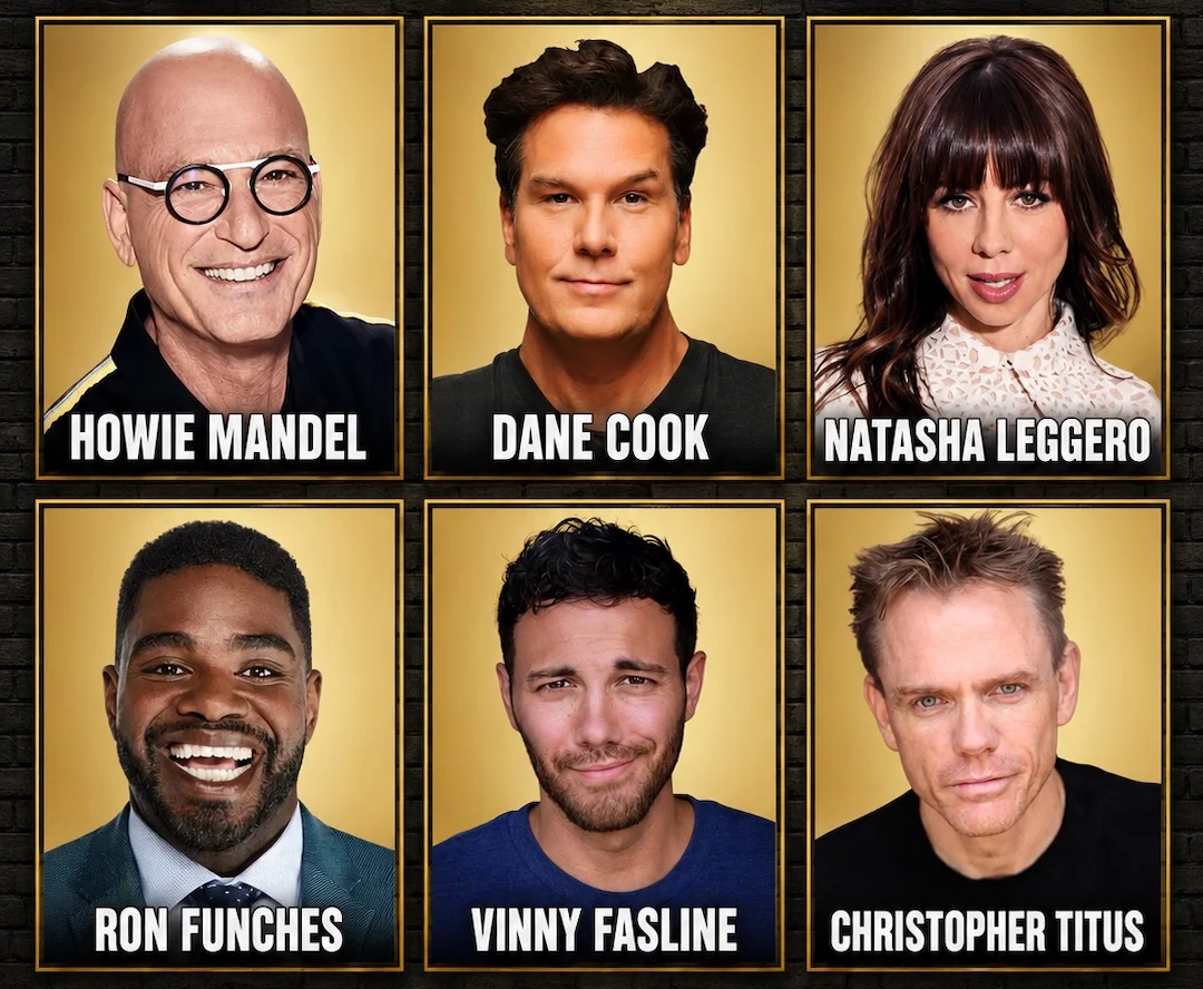 Poster for Vinny Fasline and Friends ft. Howie Mandel, Dane Cook, Christopher Titus, Natasha Leggero, Ron Funches, Vinny Fasline, Jay Washington