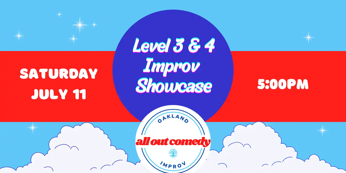 Poster for Level 3 & 4 Improv Showcase