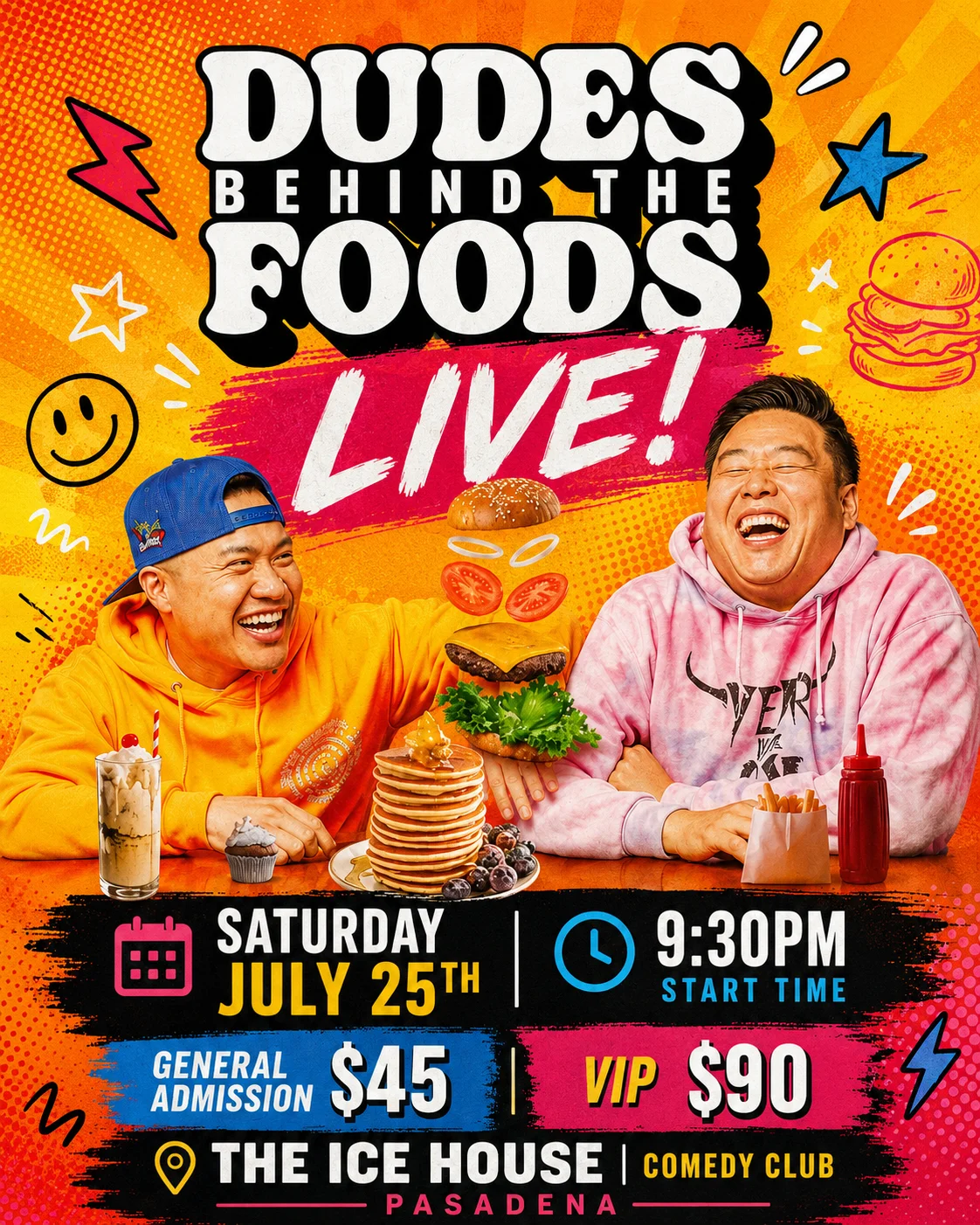 Poster for Dudes Behind the Foods w/ Tim & David