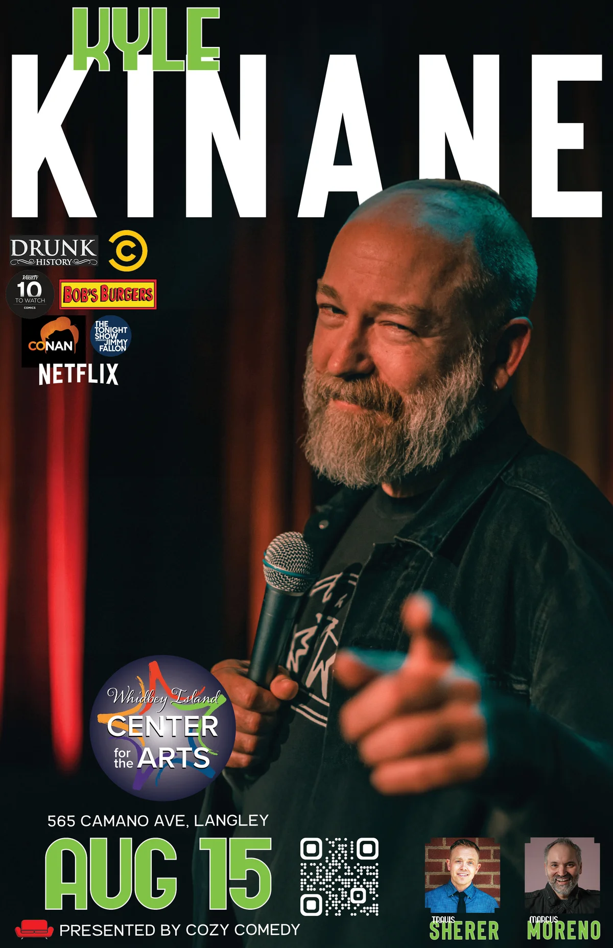 Poster for Kyle Kinane Live at WICA!
