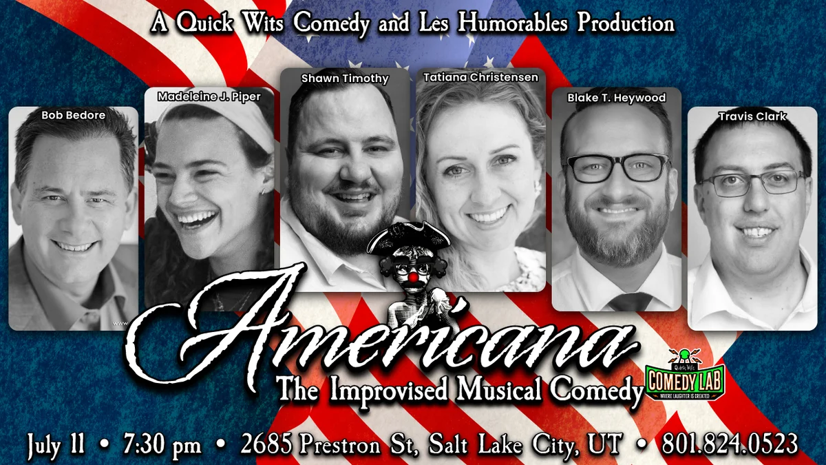 Poster for Americana - The improvised Musical Comedy