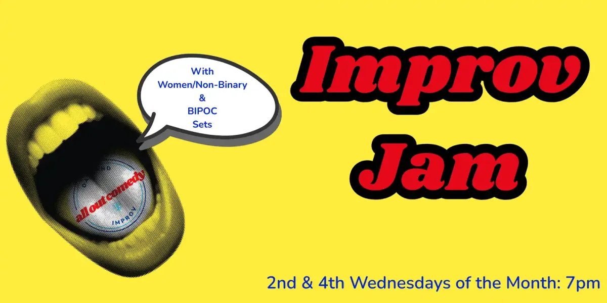 Poster for The Open Improv Jam