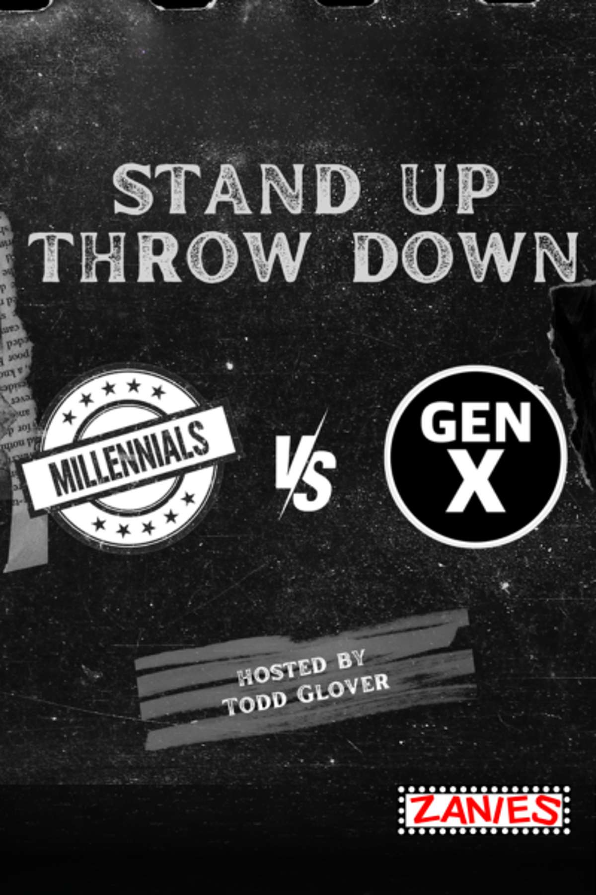 Poster for Stand Up Throw Down – Millennials vs Gen X