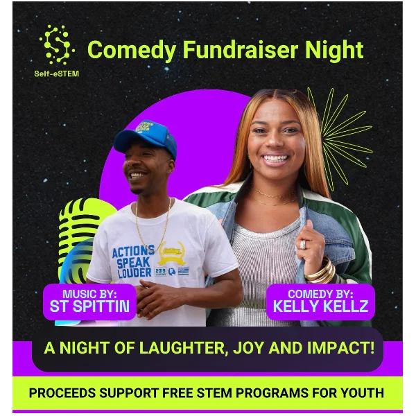 Poster for Fundraiser for Free Stem Programs for Youth