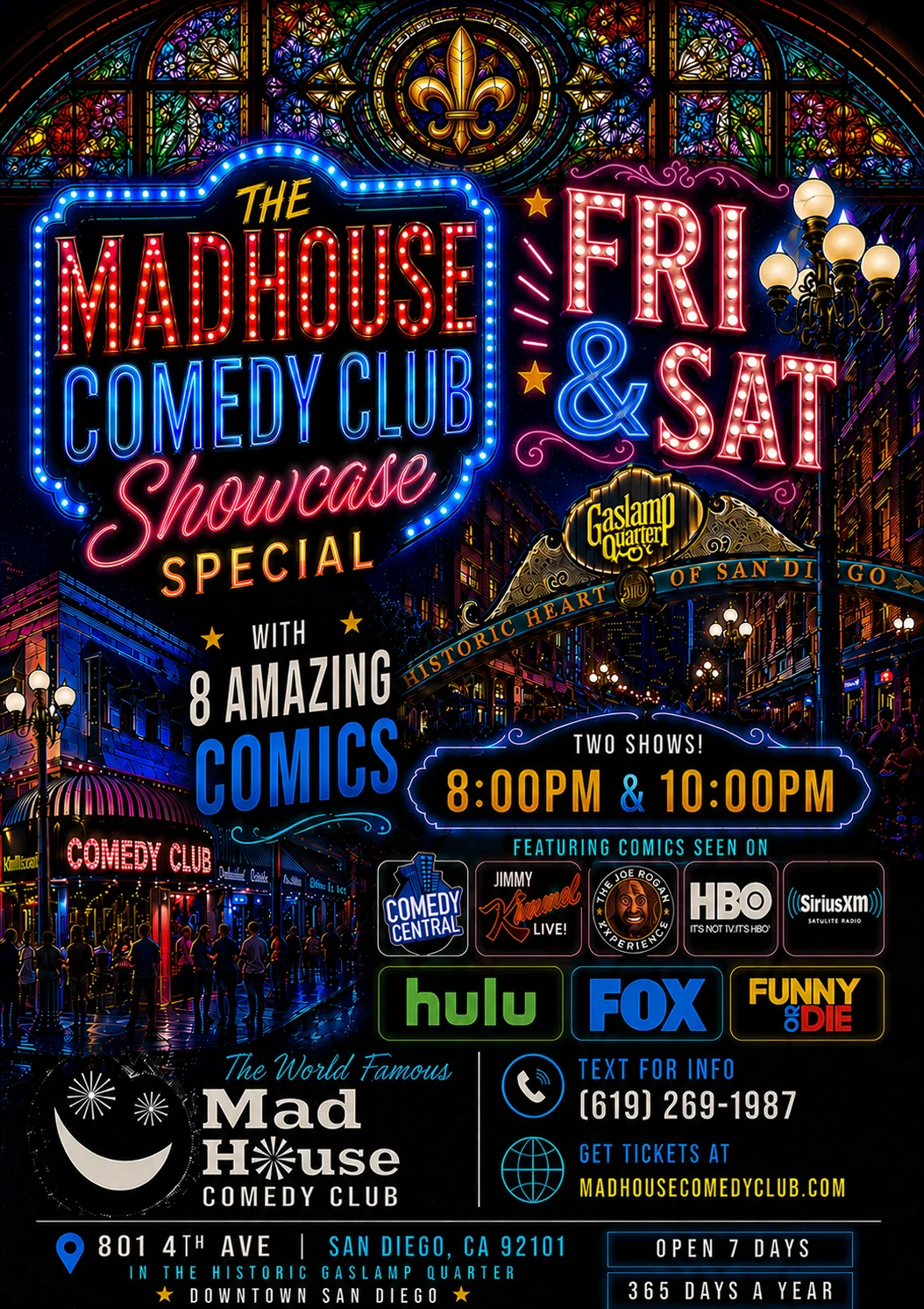 Poster for The Famous Mad House Weekend Showcase Special