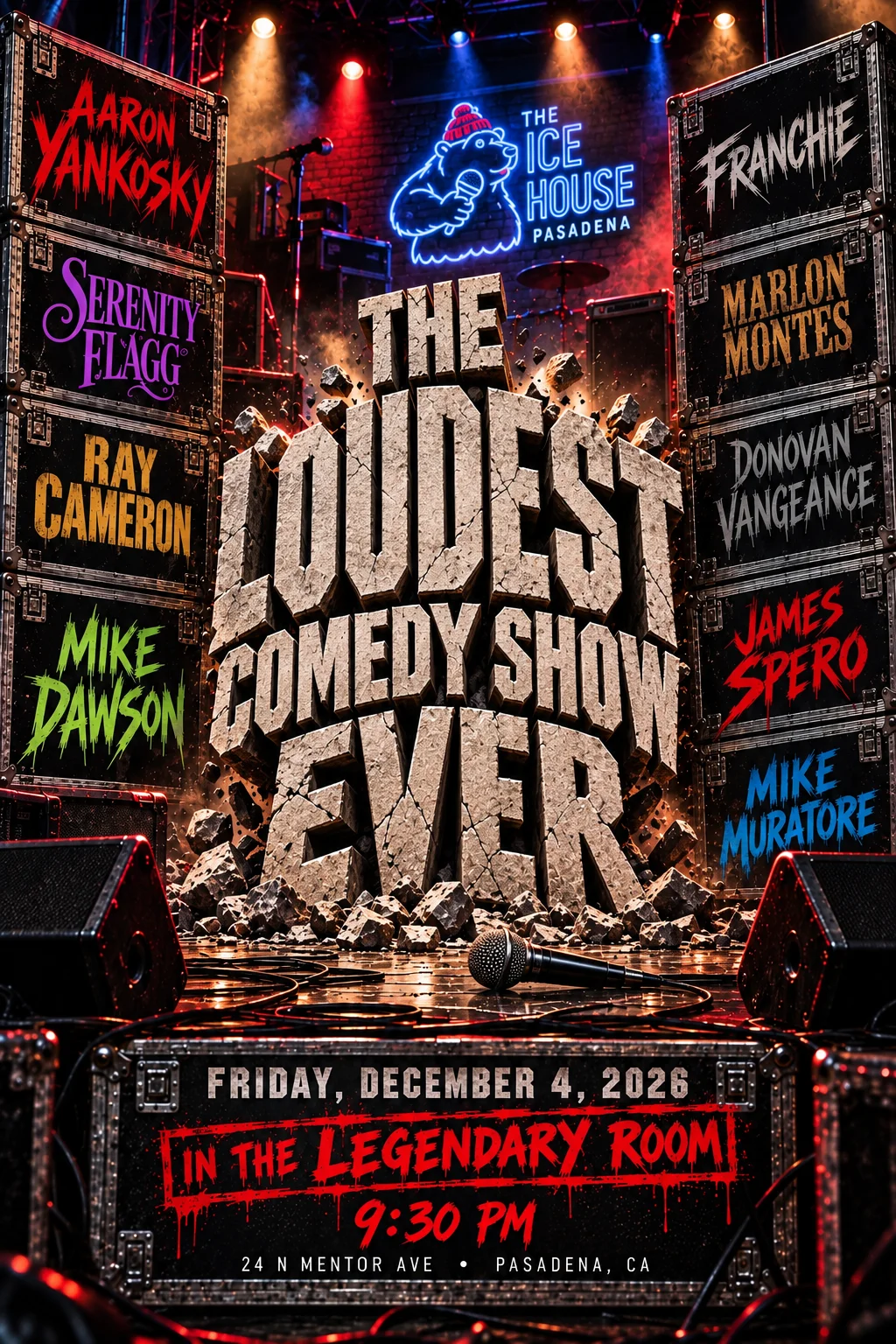 Poster for The Loudest Comedy Show Ever