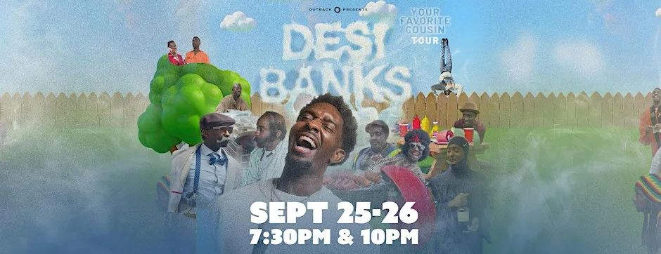Poster for Desi Banks LIVE