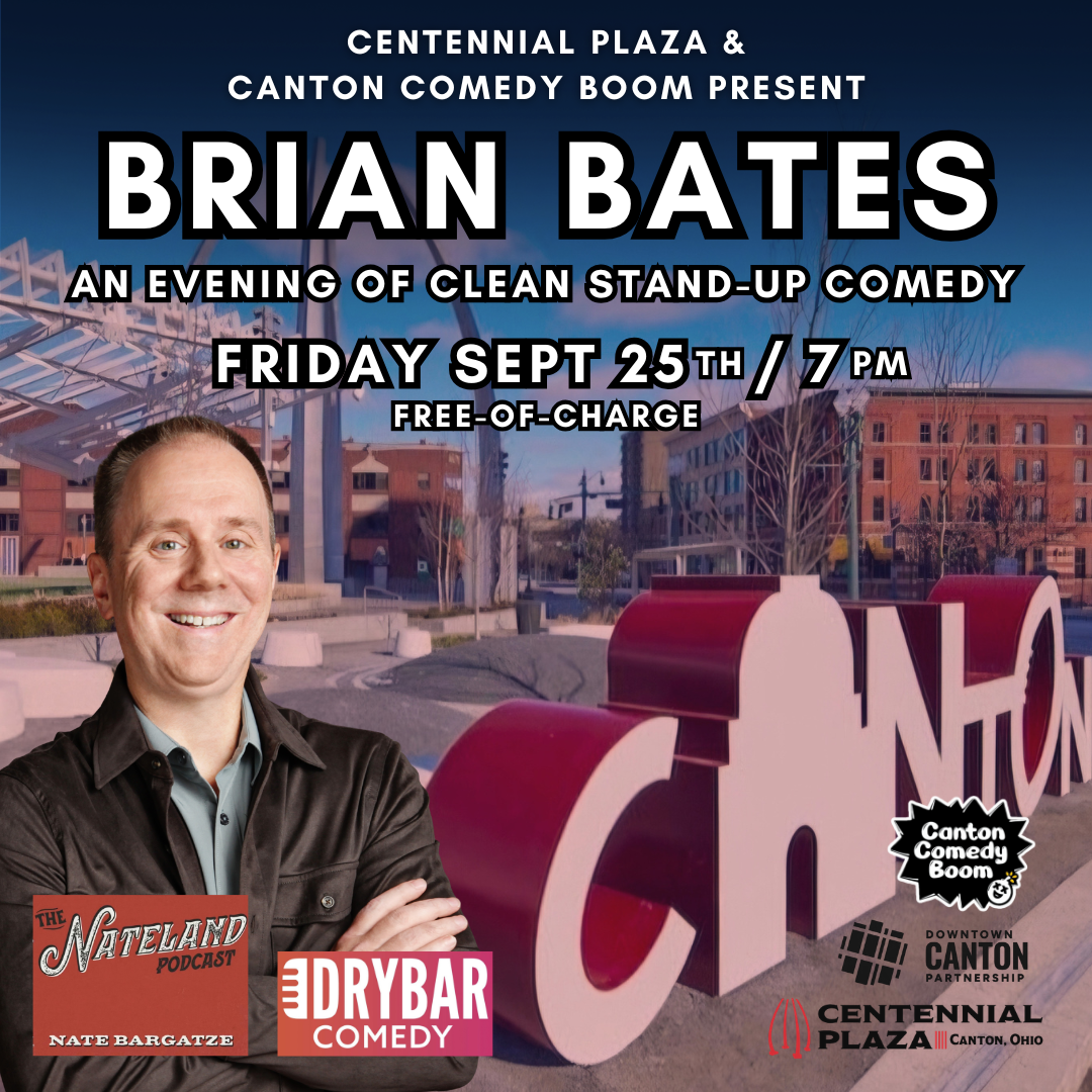 Poster for Brian Bates Live at Centennial Plaza
