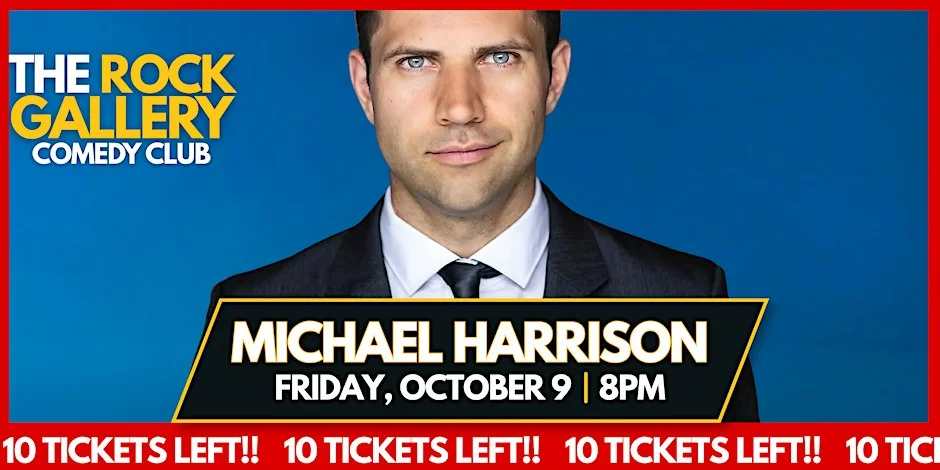 Poster for Michael Harrison Comedy Show