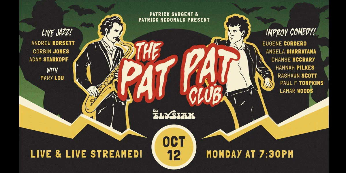 Poster for The Pat Pat Club *LIVESTREAM*